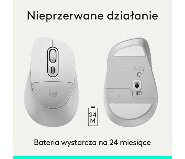 Logitech M850 L biały - 1533426 - zdjęcie 12